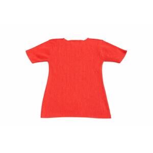 Dressbarn Women’s Ribbed Knit Short Sleeve Sweater Top – Size Medium